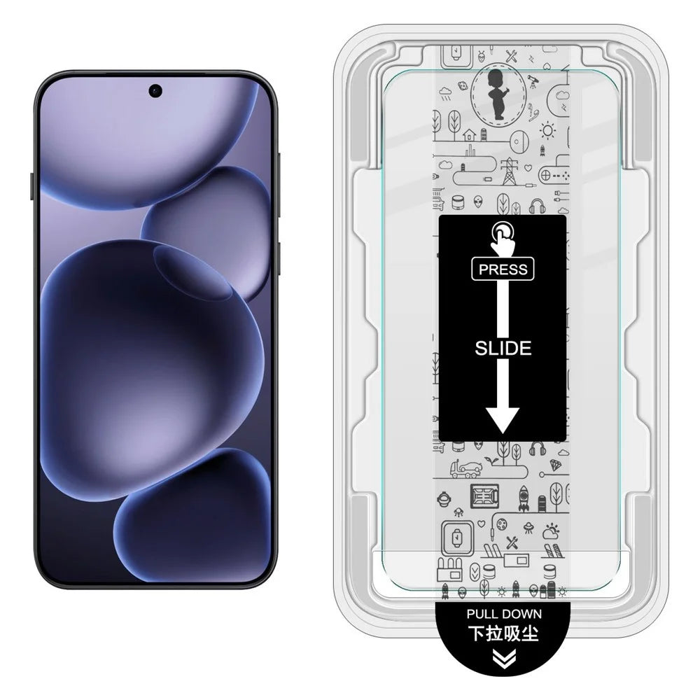 IMAK H Series For Oppo Find X8s 5G Tempered Glass Screen Protector Easy Installation Film with Auto Dust-Remove Tool Kit (Fingerprint Unlock) - 2