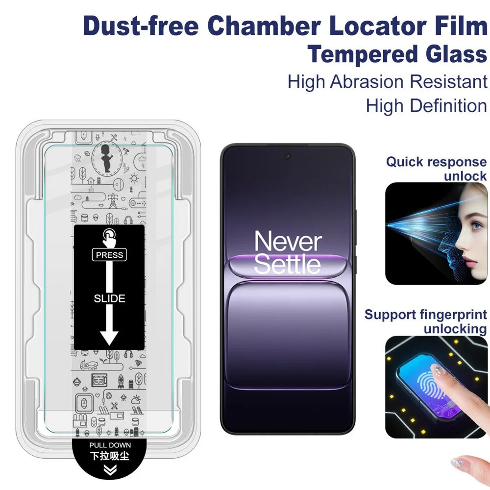 IMAK H Series For OnePlus Ace 5 Racing 5G / Nord CE5 5G Tempered Glass Screen Protector Easy Installation Film with Auto Dust-Remove Tool Kit (Fingerprint Unlock) - 3