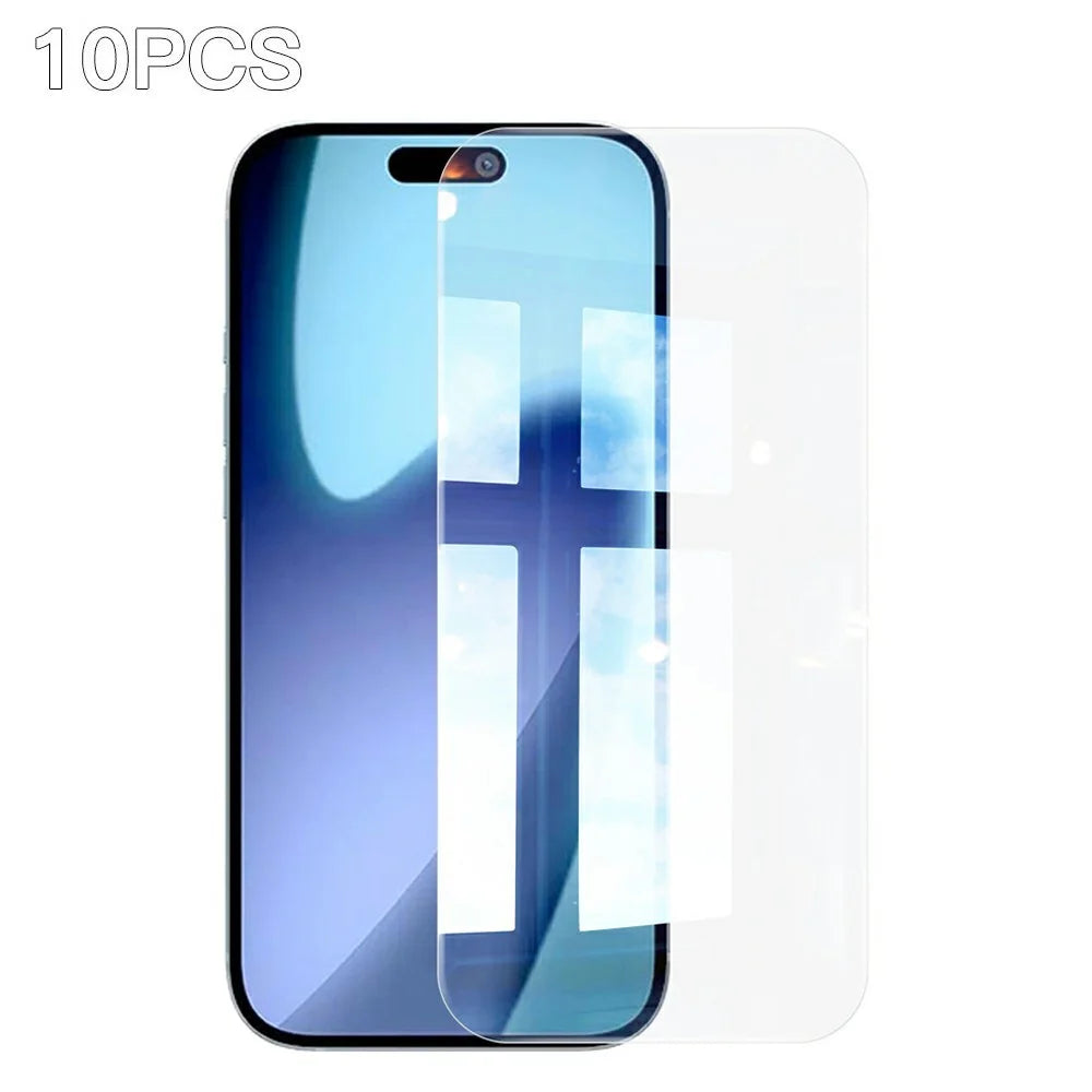 RURIHAI 10Pcs For iPhone 17 Pro Screen Protector 0.26mm 2.5D High Aluminium Silicon Glass Film - 1