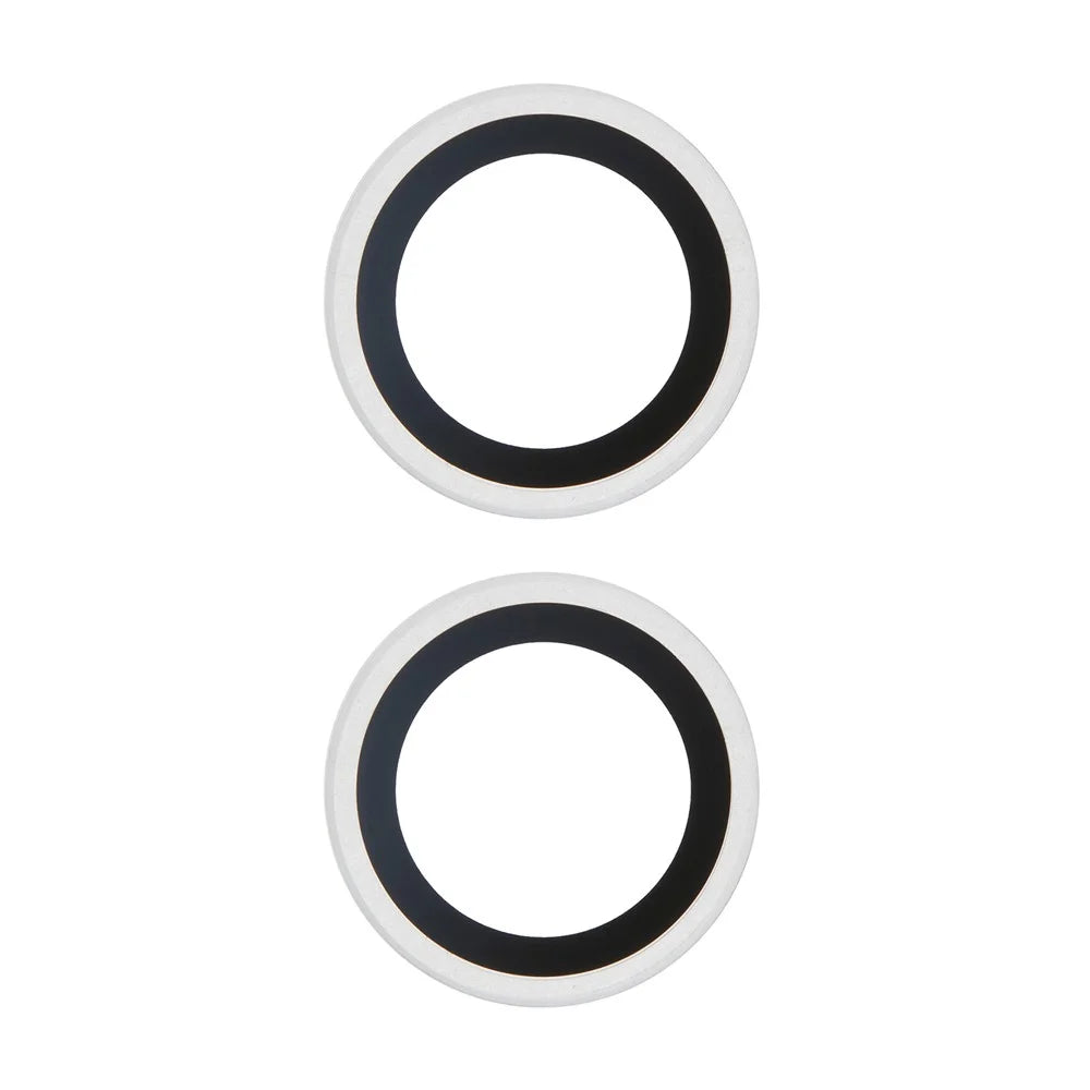 For iPhone 17 Camera Lens Protector Metal Ring Tempered Glass Lens Film (Raised Edge) - Transparent - 2