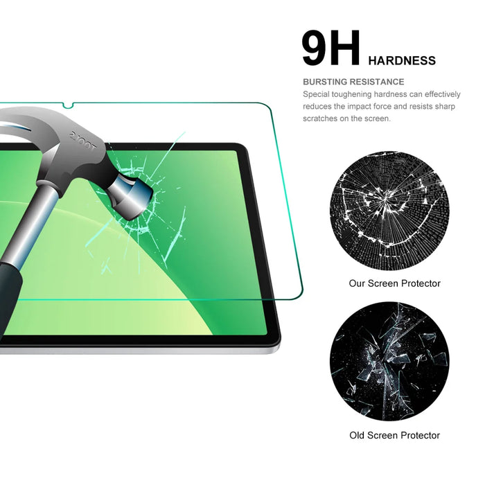 ENKAY HAT PRINCE For Oppo Pad SE 2Pcs Screen Protector   9H 2.5D 0.33mm High Aluminium-silicon Glass Film - Transparent - 4