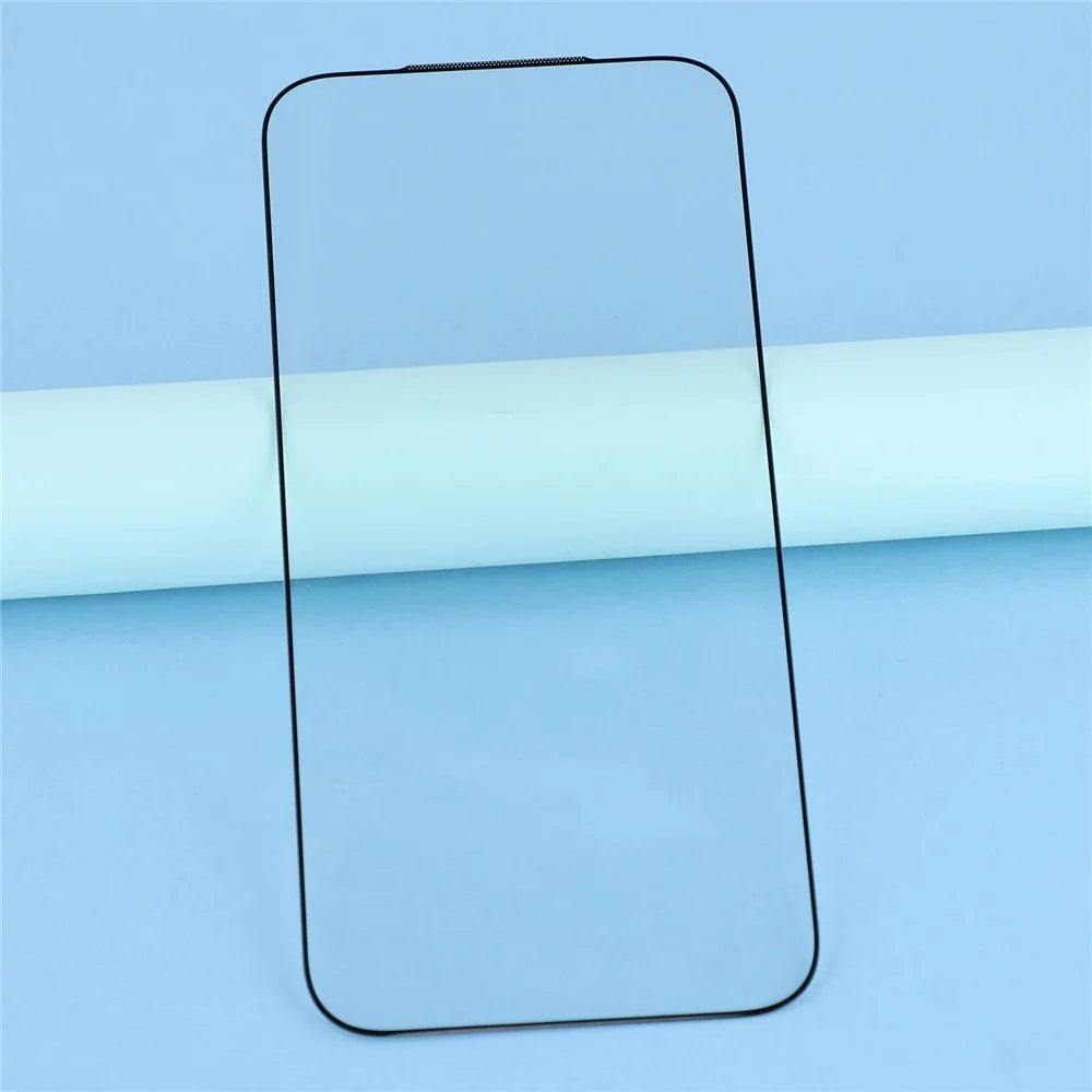 For iPhone 18 Pro Max / 17 Pro Max Tempered Glass Electroplating Anti-Fingerprint Silk Printing Full Glue Screen Protector - 3