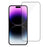 URR For iPhone 14 Pro Screen Protector Silk Printing Tempered Glass Clear Film Support Face ID - 1