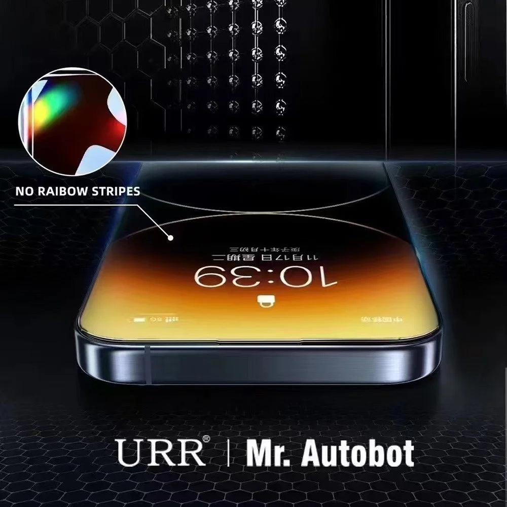 URR For iPhone 17 Pro Privacy Screen Protector 0.26mm Anti Peep Tempered Glass Film Anti Fingerprint - 2