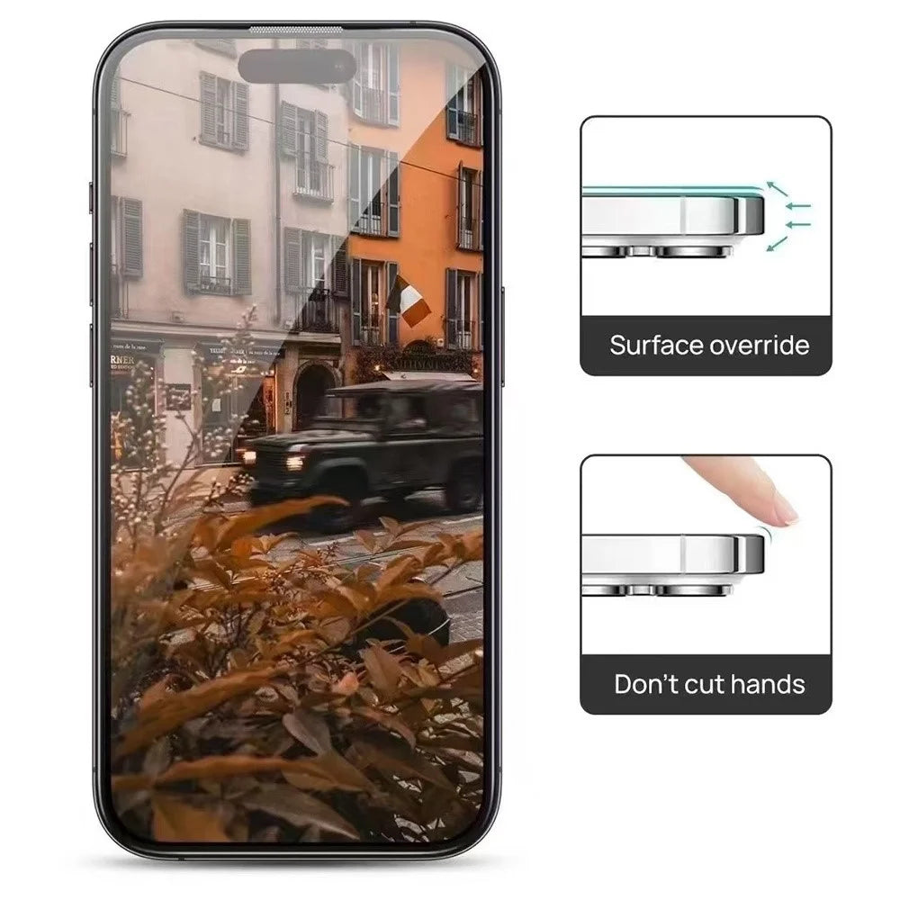 URR For iPhone 17 Pro Privacy Screen Protector 0.26mm Anti Peep Tempered Glass Film Anti Fingerprint - 4