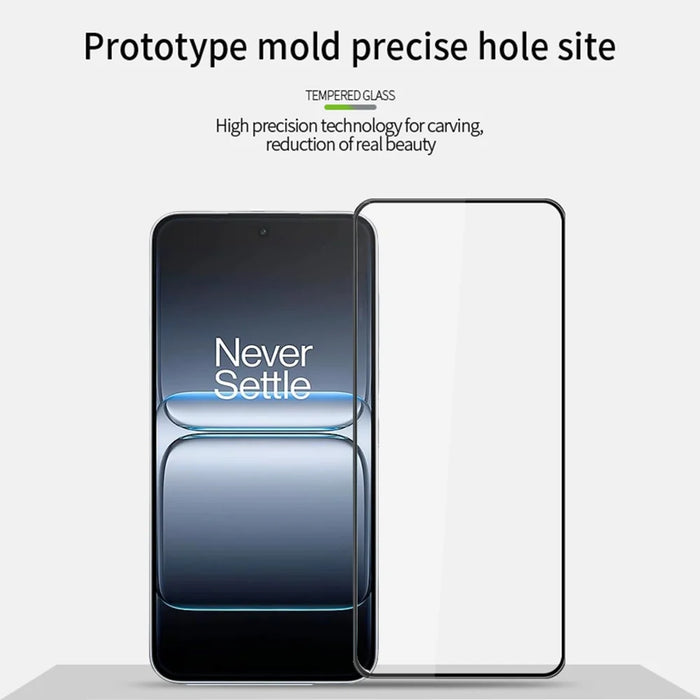 MOFI For OnePlus Ace 5 Ultra 5G Screen Protector  9H 3D Curved Tempered Glass Film - Black - 3