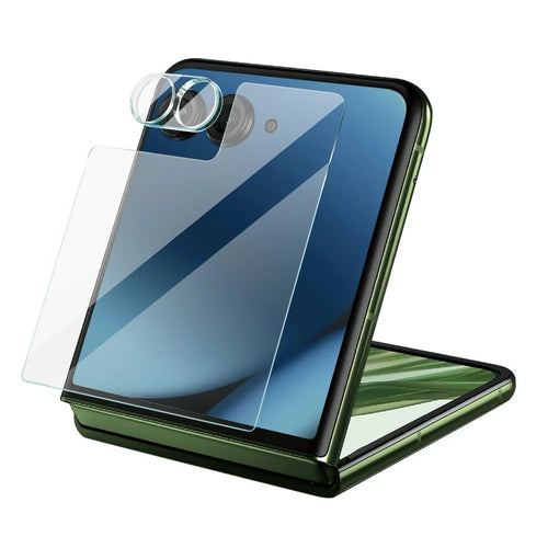 IMAK For Motorola Razr 70 Ultra Razr Ultra (2026) / Razr 60 Ultra 5G Razr Ultra (2025) / Razr 50 Ultra 5G Camera Lens Film + Tempered Glass Rear Screen Protector - 1