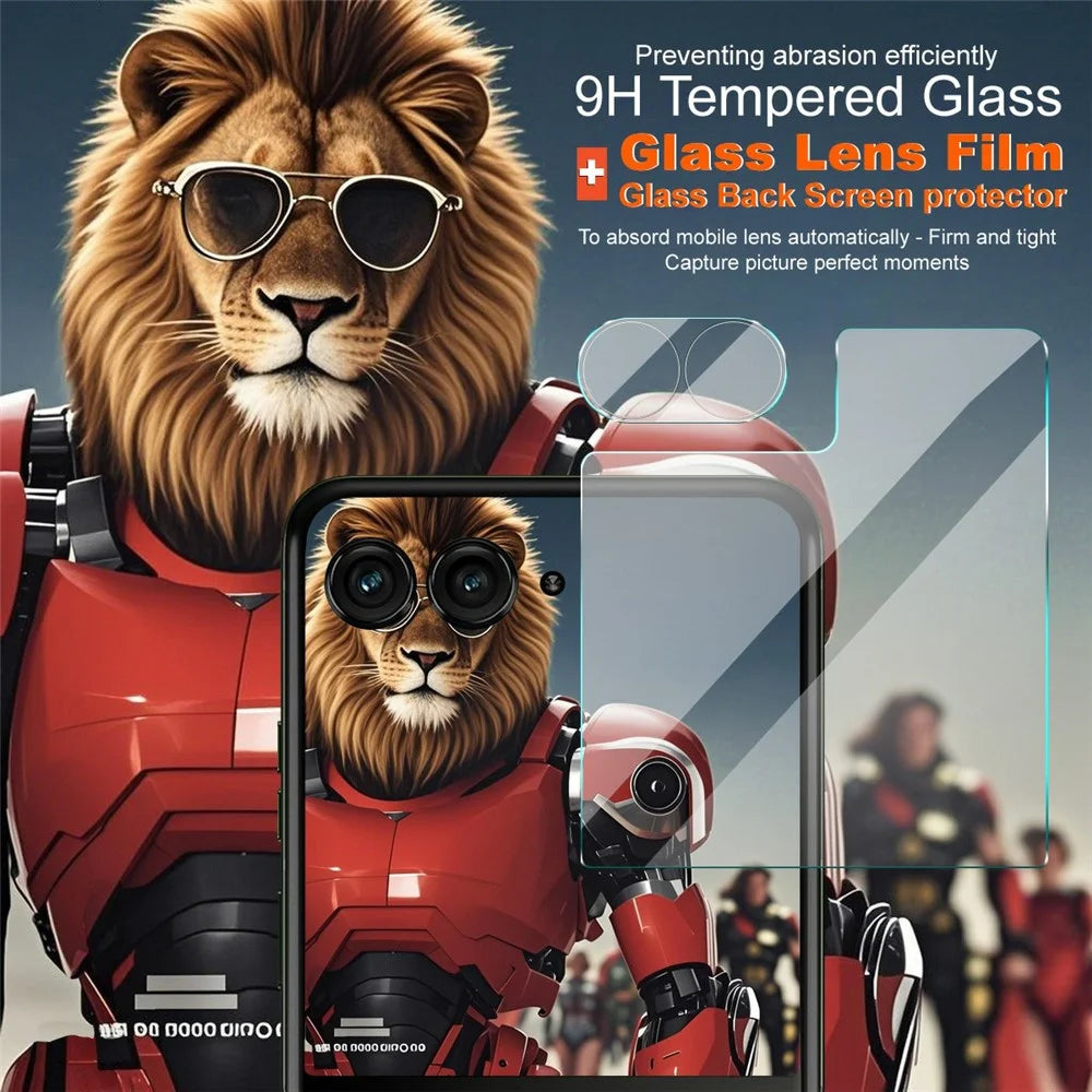IMAK For Motorola Razr 70 Ultra Razr Ultra (2026) / Razr 60 Ultra 5G Razr Ultra (2025) / Razr 50 Ultra 5G Camera Lens Film + Tempered Glass Rear Screen Protector - 3