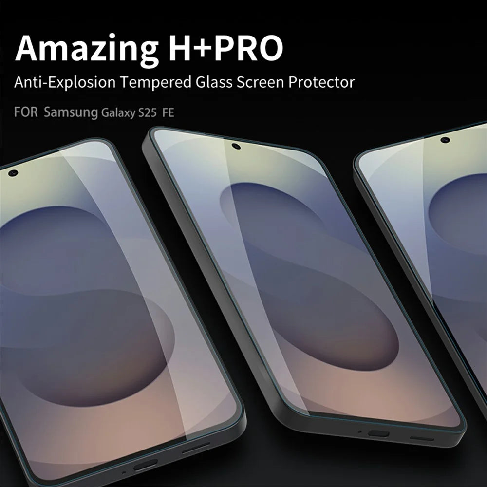 NILLKIN H+Pro for Samsung Galaxy S25 FE Screen Protector 9H Anti-Scratch Tempered Glass Film - 4