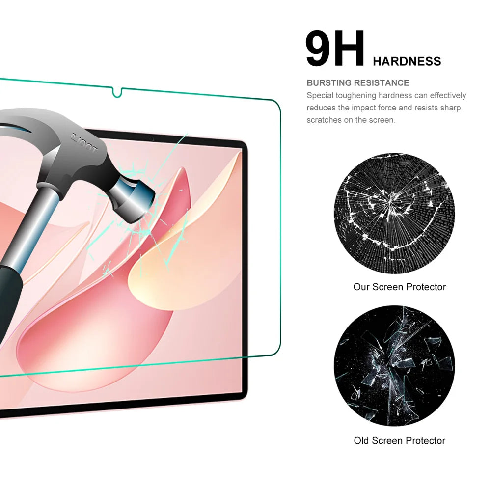 ENKAY HAT PRINCE For Huawei MatePad Air (2024) / Huawei MatePad Air (2025) 2Pcs Screen Protector   9H 2.5D 0.33mm High Aluminium-silicon Glass Film - Transparent - 4