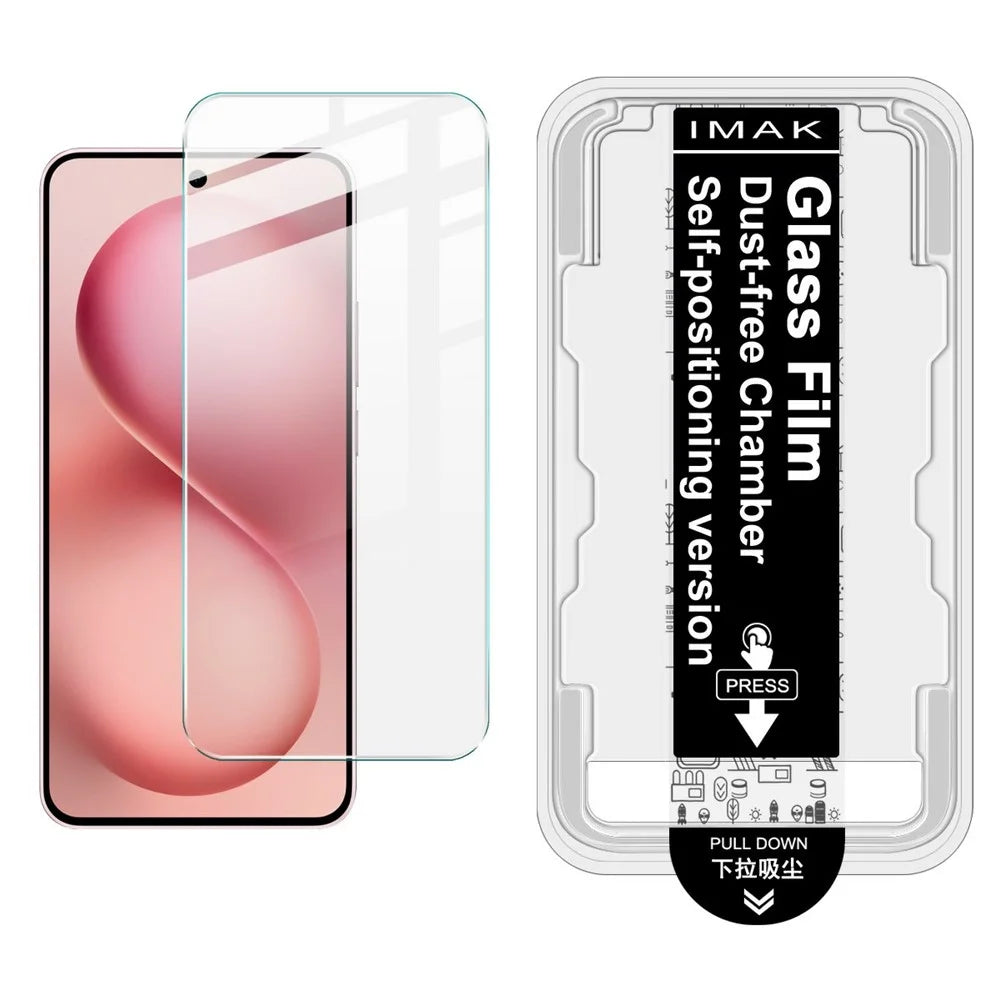 IMAK H Series For vivo S30 5G Tempered Glass Screen Protector Easy Installation Film with Auto Dust-Remove Tool Kit (Fingerprint Unlock) - 1