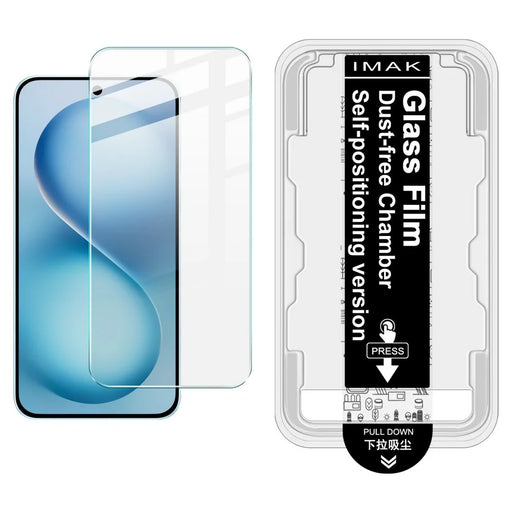 IMAK H Series For vivo S30 Pro mini 5G Tempered Glass Screen Protector Easy Installation Film with Auto Dust-Remove Tool Kit (Fingerprint Unlock) - 1