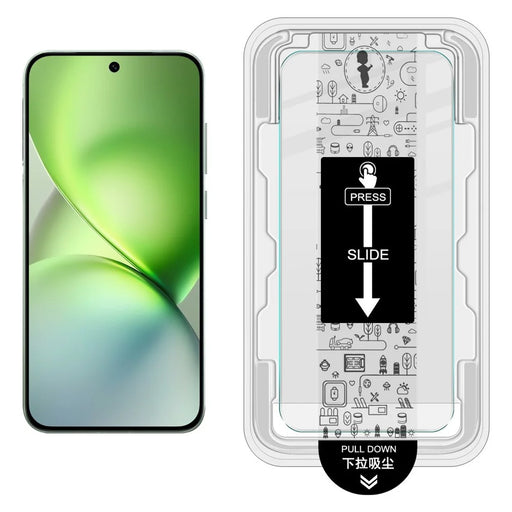 IMAK H Series For vivo X200 Pro mini 5G Tempered Glass Screen Protector Easy Installation Film with Auto Dust-Remove Tool Kit (Fingerprint Unlock) - 2