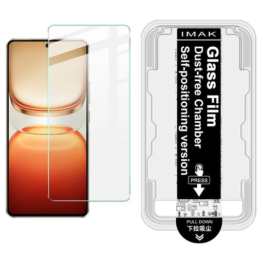 IMAK H Series Tempered Glass Screen Protector for vivo iQOO Z10 Turbo 5G / Z10 Turbo Pro 5G / Y300 GT 5G Easy Installation Film with Auto Dust-Remove Tool Kit (Fingerprint Unlock) - 1