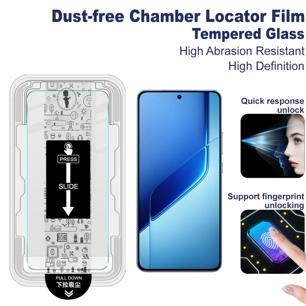 IMAK H Series For vivo iQOO Neo10 Pro+ 5G Tempered Glass Screen Protector Easy Installation Film with Auto Dust-Remove Tool Kit (Fingerprint Unlock) - 3