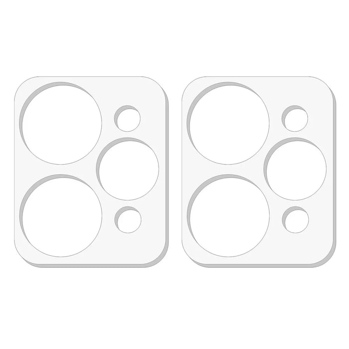 2Pcs For Realme 15 Pro 5G Camera Lens Protector 3D Arc Edge Anti-Scratch Tempered Glass Lens Film - Transparent - 2