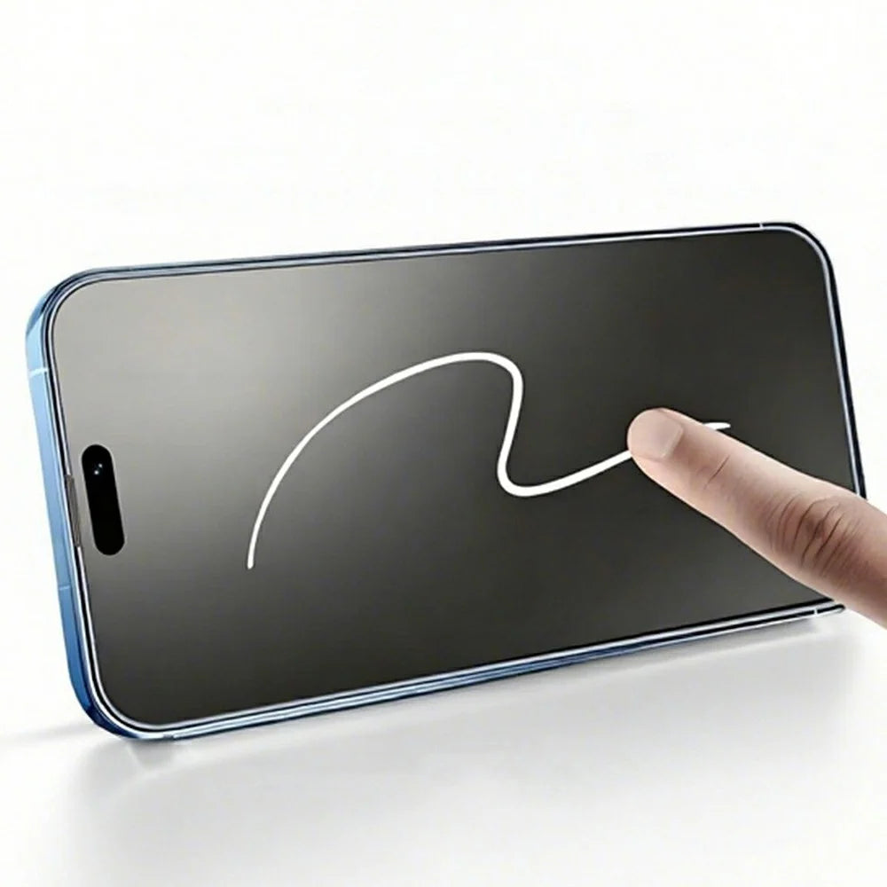RURIHAI For iPhone 17 Anti-Spy Privacy Screen Protector Matte Anti-Glare High Aluminium-silicon Glass Film - 4