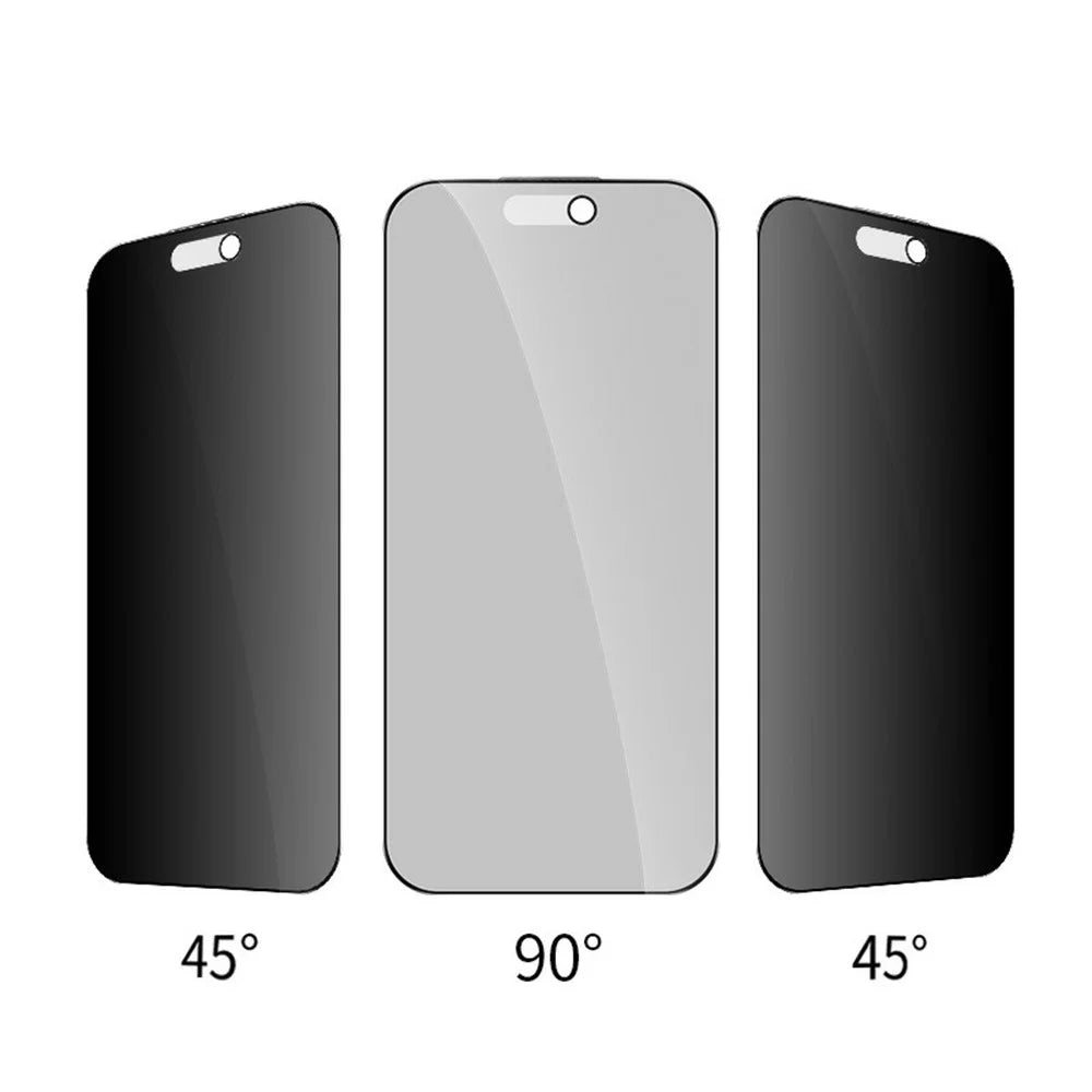 RURIHAI For iPhone 17 Anti-Spy Privacy Screen Protector Matte Anti-Glare High Aluminium-silicon Glass Film - 7