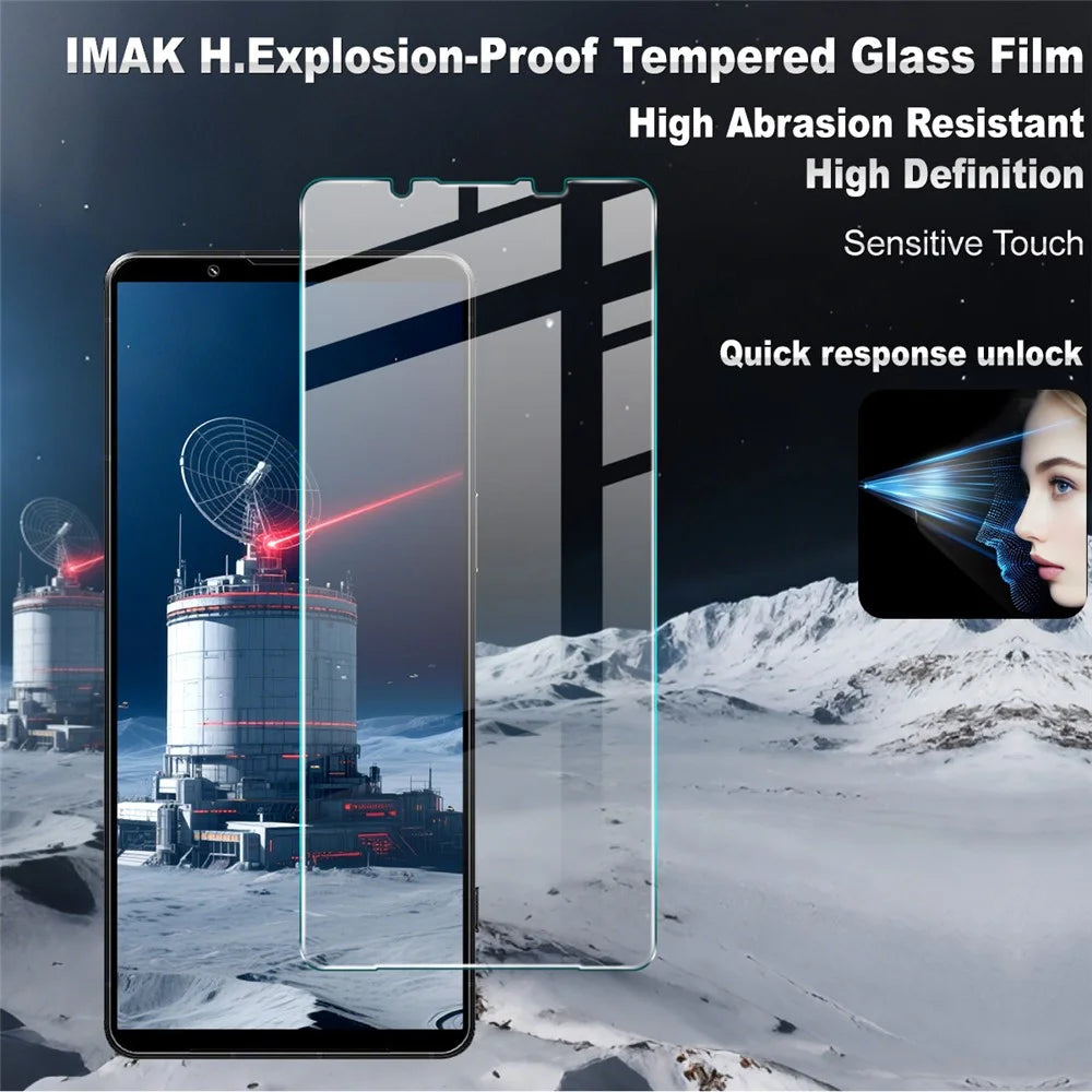 IMAK H Series For Sony Xperia 1 VIII / Xperia 1 VII Tempered Glass Screen Protector Shatter-Proof Protection - 3