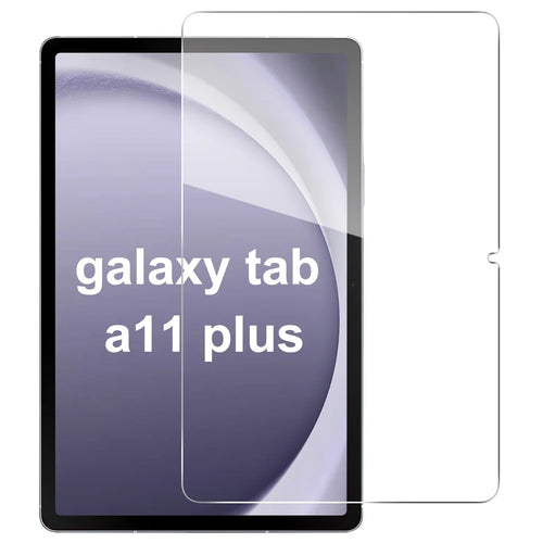 For Samsung Galaxy Tab A11+ / A9+ Screen Protector Anti-Shatter Arc Edge Tempered Glass Film - 1