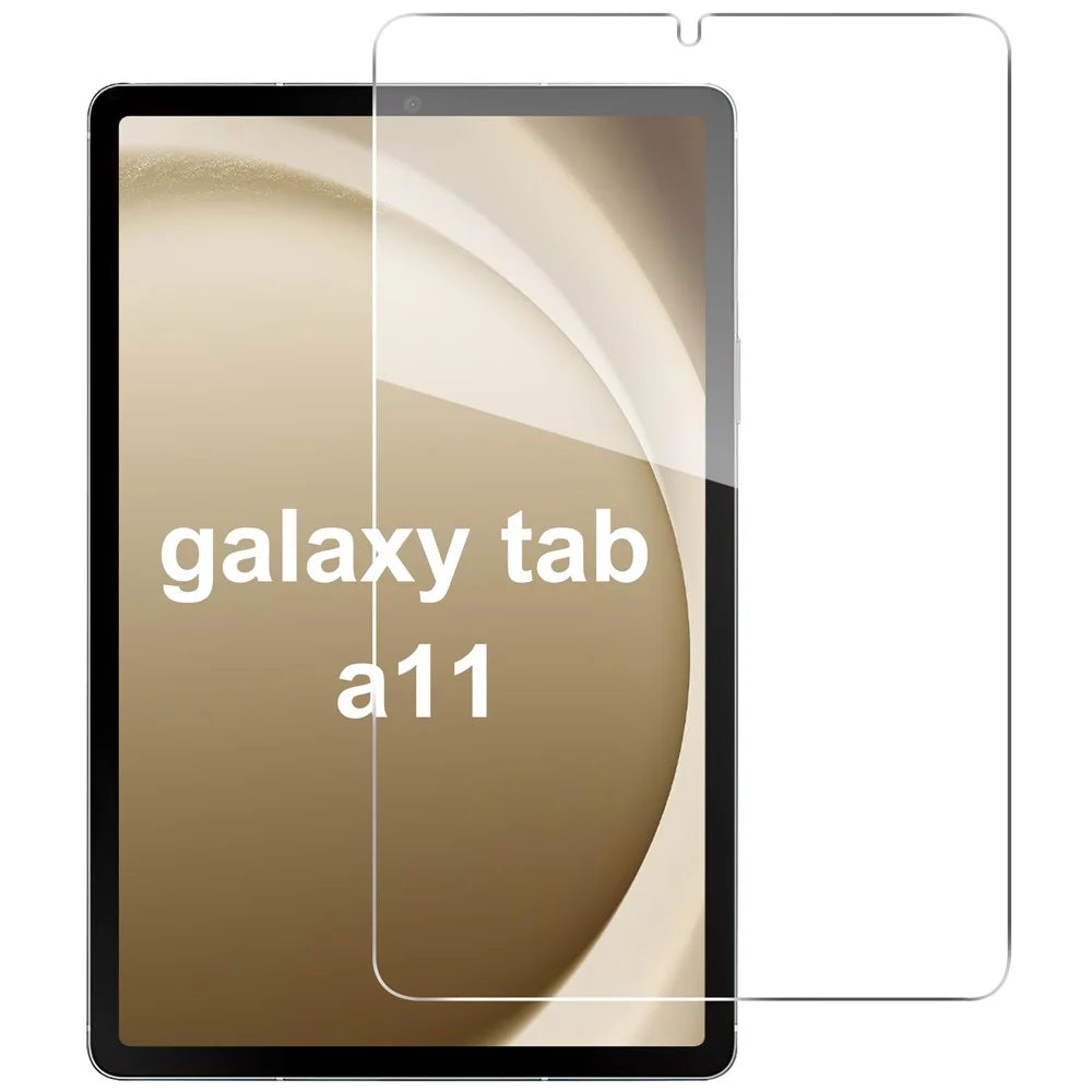 For Samsung Galaxy Tab A11 / A9 Screen Protector Anti-Shatter Arc Edge Tempered Glass Film - 1