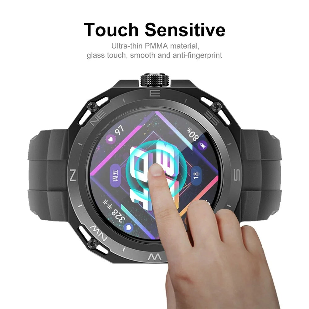 ENKAY HAT PRINCE 2Pcs for Huawei Watch GT Cyber Watch Screen Protector Full Coverage 3D Curved Soft PC Edge Ultra Clear Film - 4