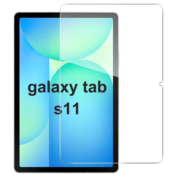 For Samsung Galaxy Tab S11 Screen Protector Anti-Shatter Arc Edge Tempered Glass Film - 1