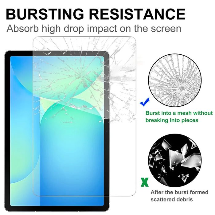 For Samsung Galaxy Tab S11 Screen Protector Anti-Shatter Arc Edge Tempered Glass Film - 4