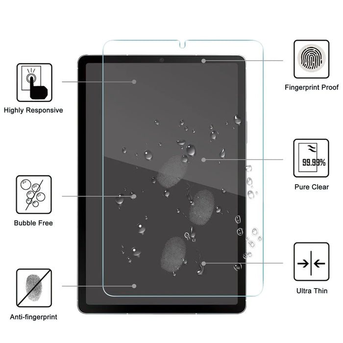 For Samsung Galaxy Tab A11 / A9 Tempered Glass Screen Protector Blue Light Blocking Screen Film - 2