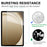 For Samsung Galaxy Tab A11 / A9 Tempered Glass Screen Protector Blue Light Blocking Screen Film - 4