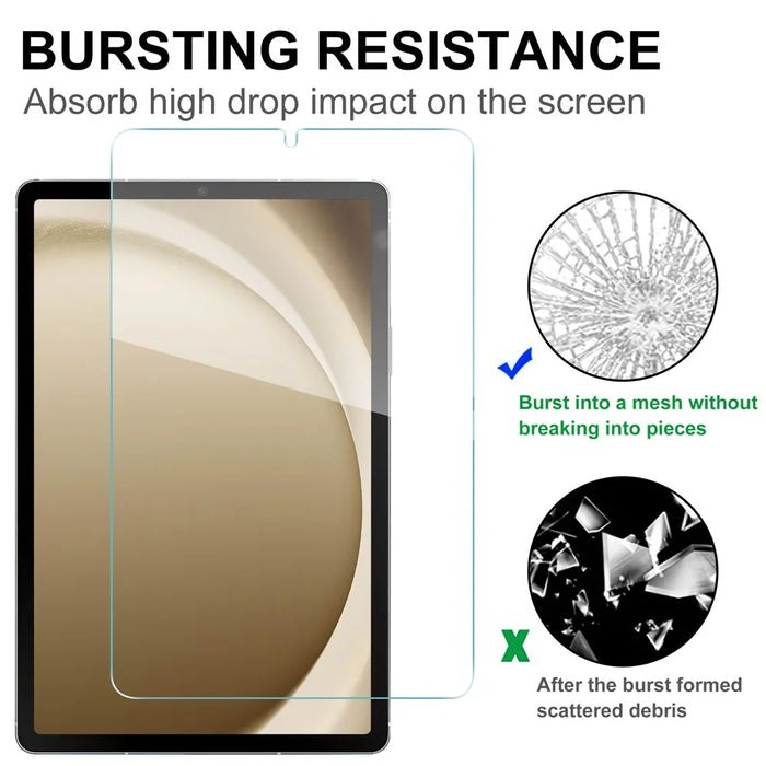 For Samsung Galaxy Tab A11 / A9 Tempered Glass Screen Protector Blue Light Blocking Screen Film - 4