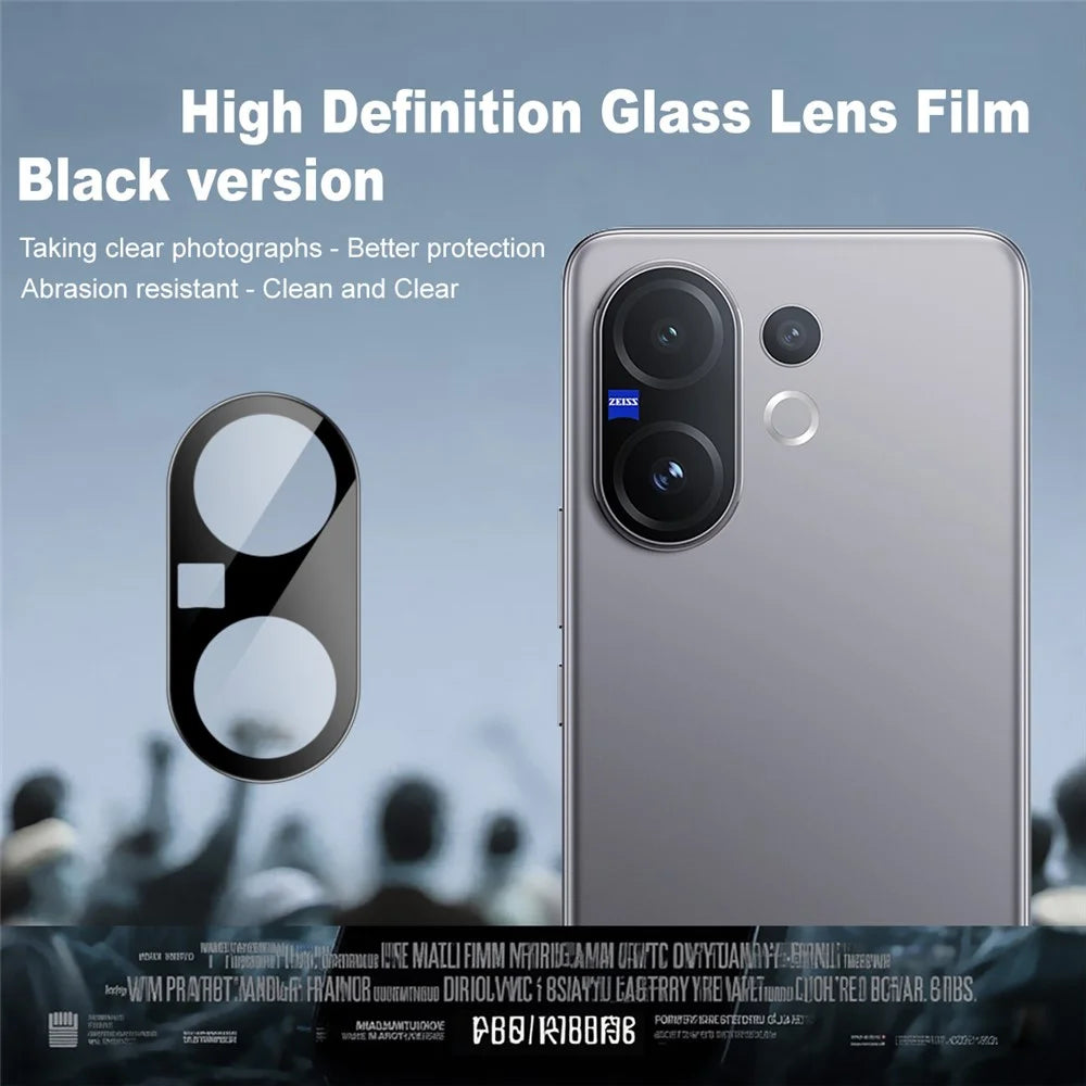 IMAK For vivo V60 5G Camera Lens Protector Tempered Glass HD Clear Lens Film (Black Version) - 3