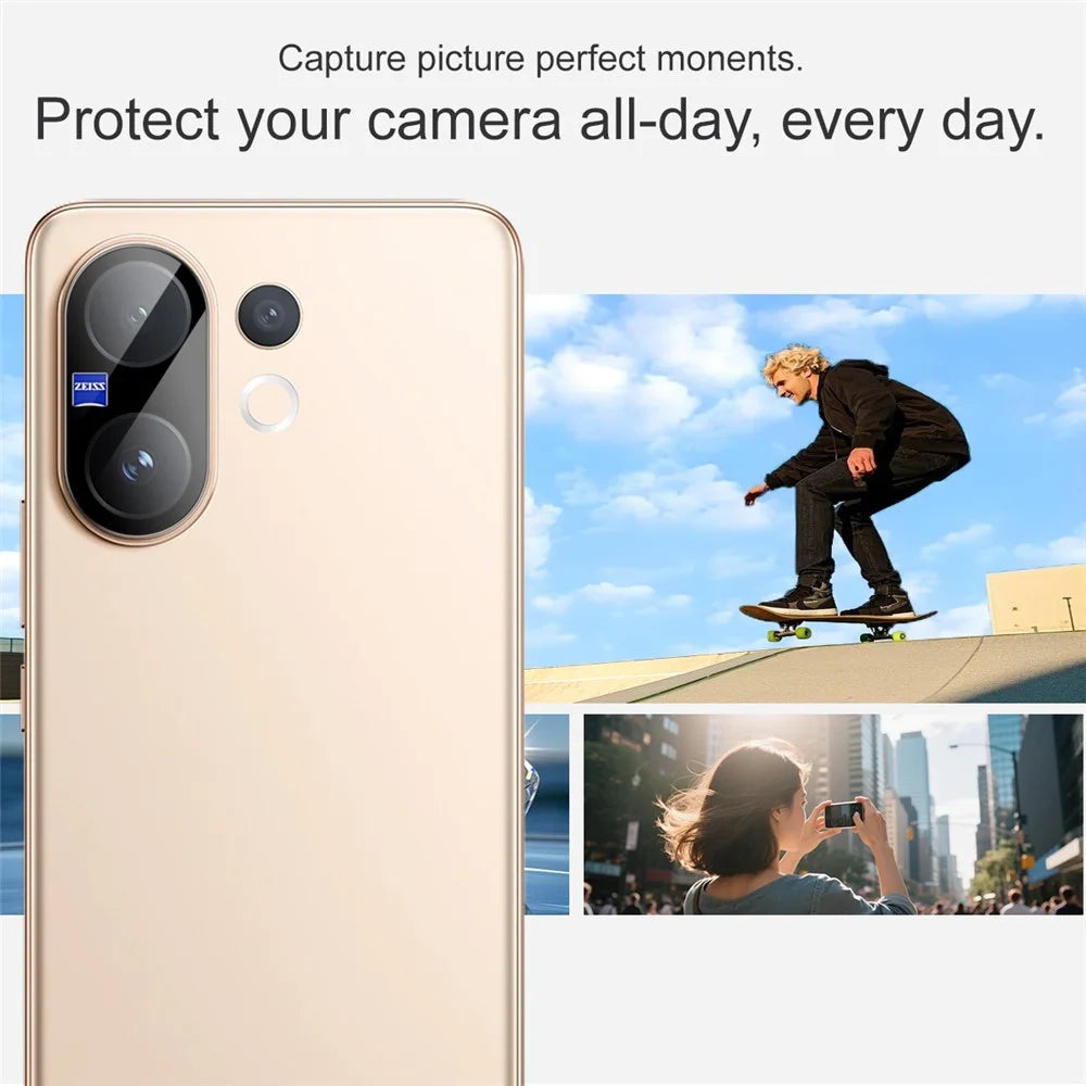 IMAK For vivo V60 5G Camera Lens Protector Tempered Glass HD Clear Lens Film (Black Version) - 6