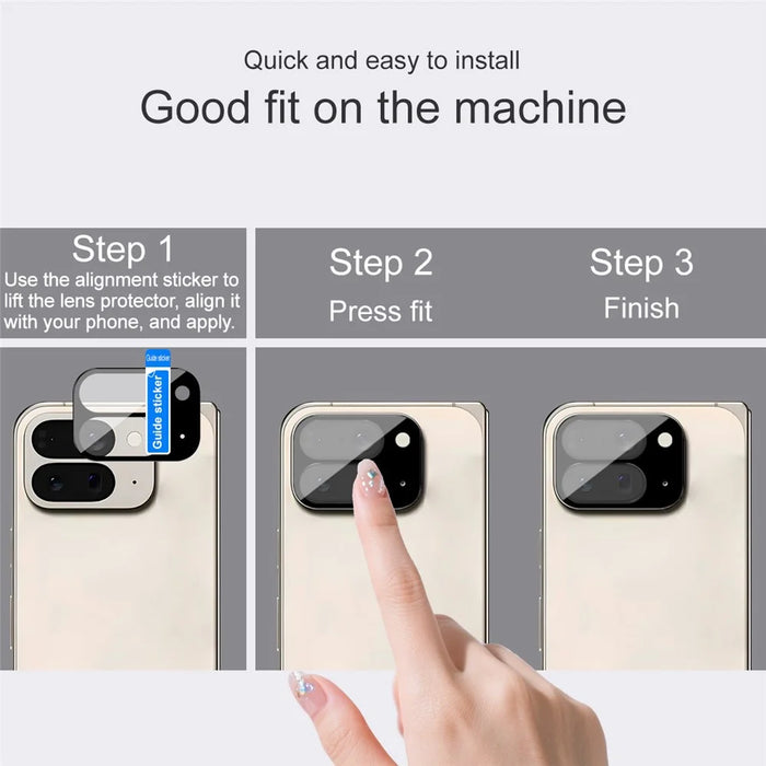 IMAK For Google Pixel 10 Pro Fold Camera Lens Protector Tempered Glass HD Clear Lens Film (Black Version) - 5