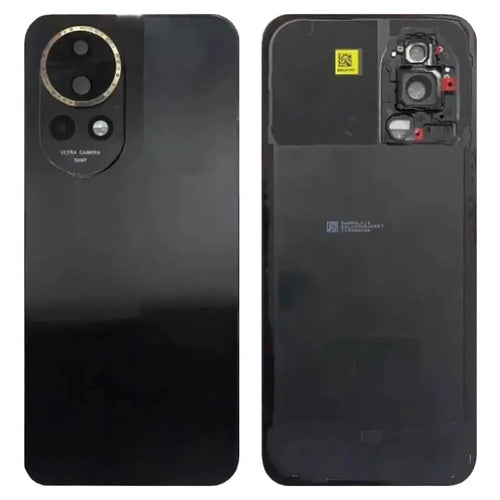 For Huawei nova 13 5G OEM Battery Housing with Camera Lens Cover - Black - 1