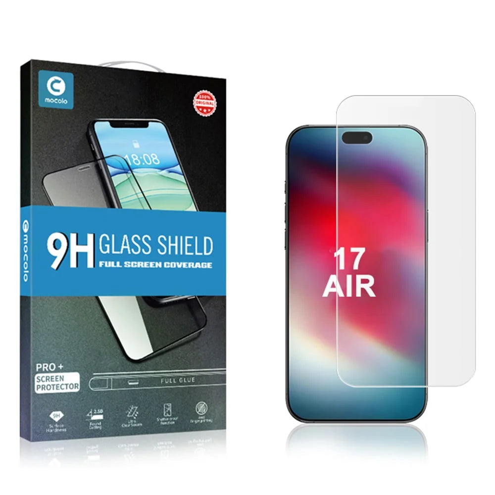 MOCOLO For iPhone Air Screen Protector Anti-Shatter Tempered Glass Transparent Film - 5