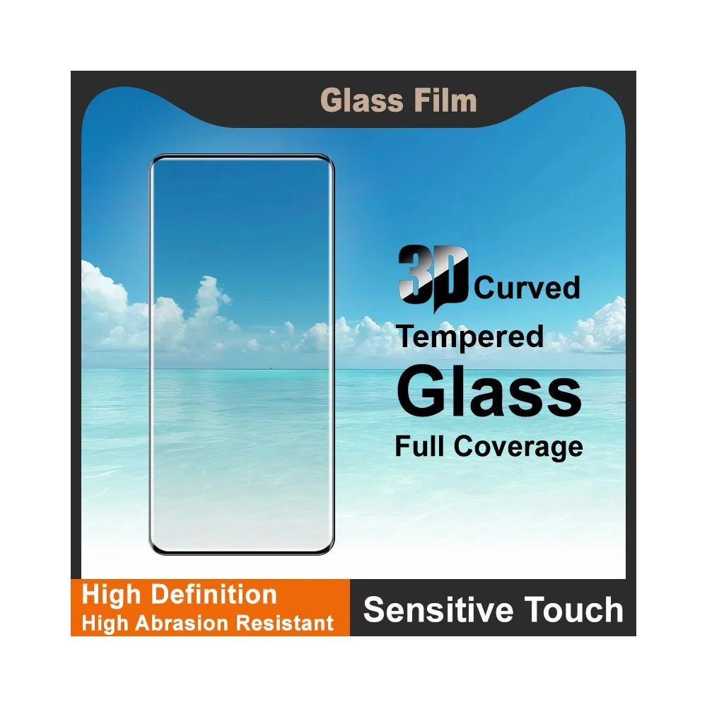 IMAK For vivo V60 5G Screen Protector 3D Curved Edge Tempered Glass Film (Fingerprint Unlock) - 3