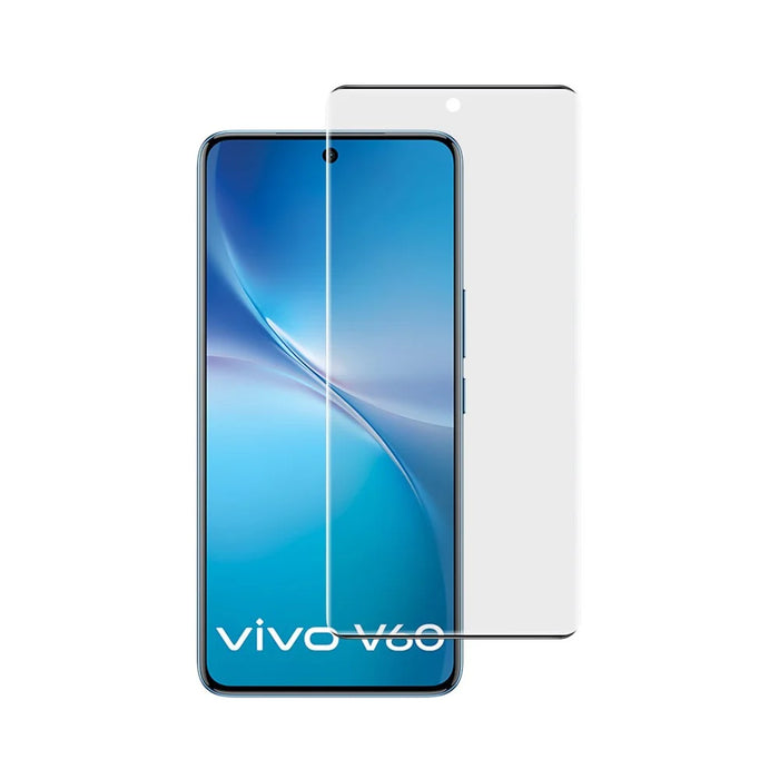 IMAK For vivo V60 5G Screen Protector 3D Curved Tempered Glass Film (No Edge Version) (Fingerprint Unlock) - 1