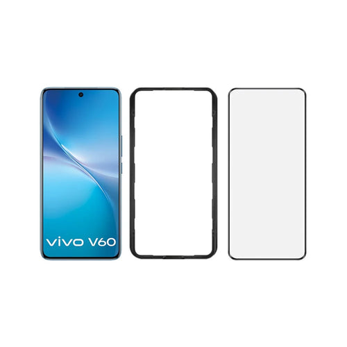 IMAK For vivo V60 5G Screen Protector 3D Curved Tempered Glass Film with Positioning Frame (Fingerprint Unlock) - 1