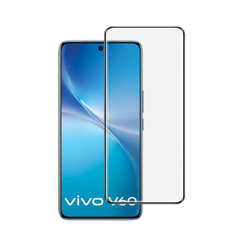 IMAK For vivo V60 5G Screen Protector 3D Curved Tempered Glass Film with Positioning Frame (Fingerprint Unlock) - 2