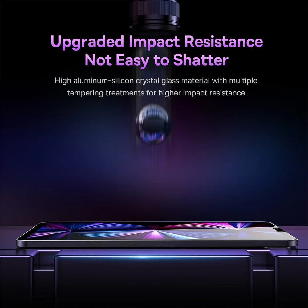 BASEUS for iPad mini 4 / iPad mini (2019) 7.9 inch Anti-Fingerprint 0.3mm Clear Screen Protector 9H Hardness Anti-Scratch Full Cover Crystal Tempered Glass Film - 5