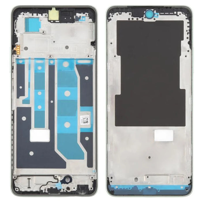 For Realme C67 4G Middle Plate Frame Repair Part (A-Side) (without Logo) - Green - 1