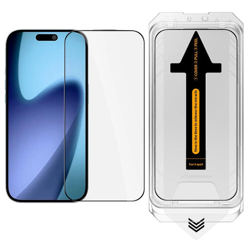 RURIHAI For iPhone 17 Pro Screen Protector HD Clear High Aluminium-Silicon Glass Film with Alignment Tool - 1