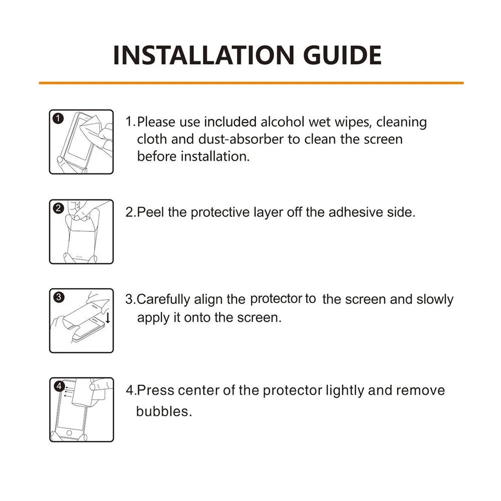 RURIHAI For iPhone 17 Pro Max Screen Protector HD Clear High Aluminium-Silicon Glass Film with Alignment Tool - 7