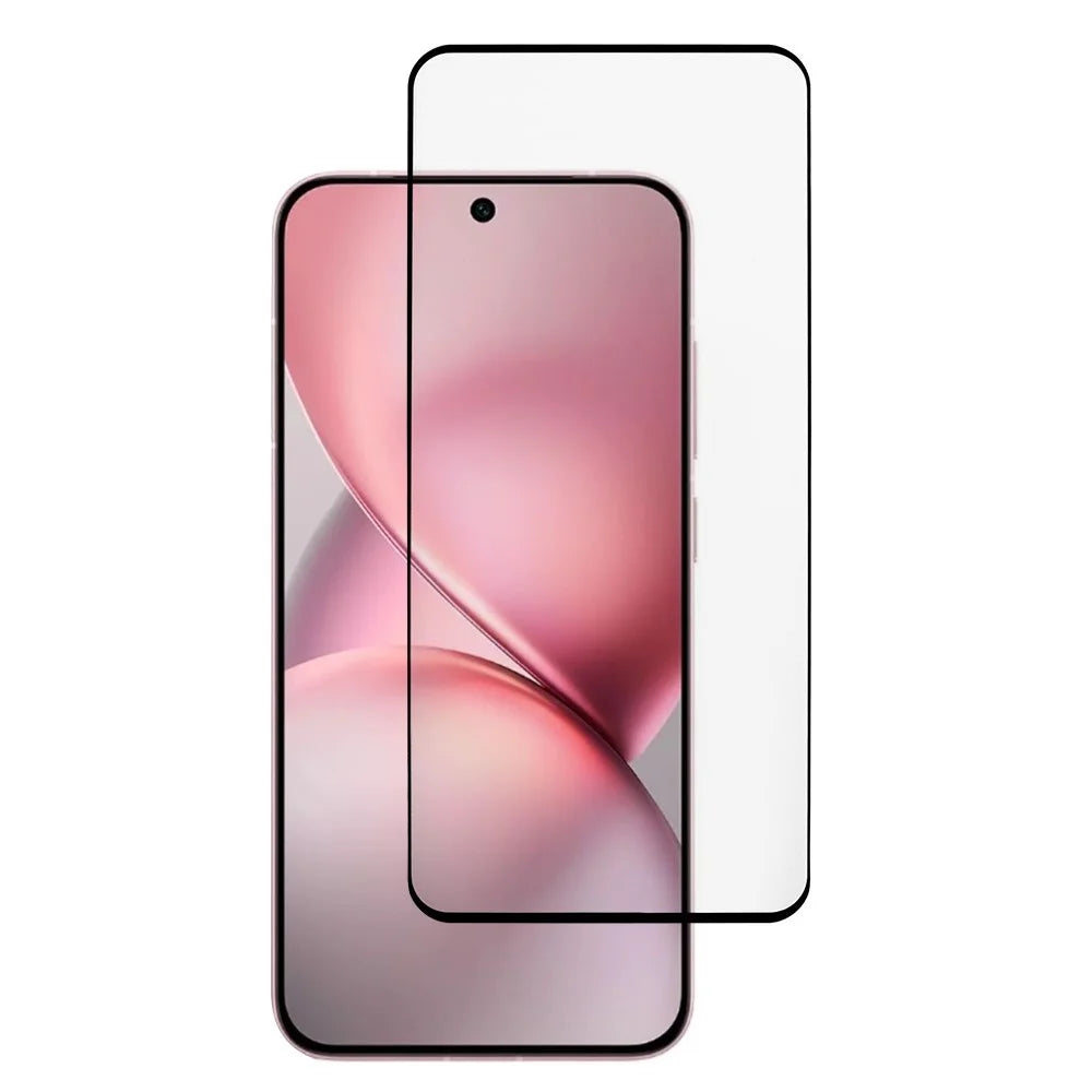 For vivo X200 Pro 5G Screen Protector Silk Printing High Aluminium-silicon Glass Film Curved Edge Full Adhesive - 1