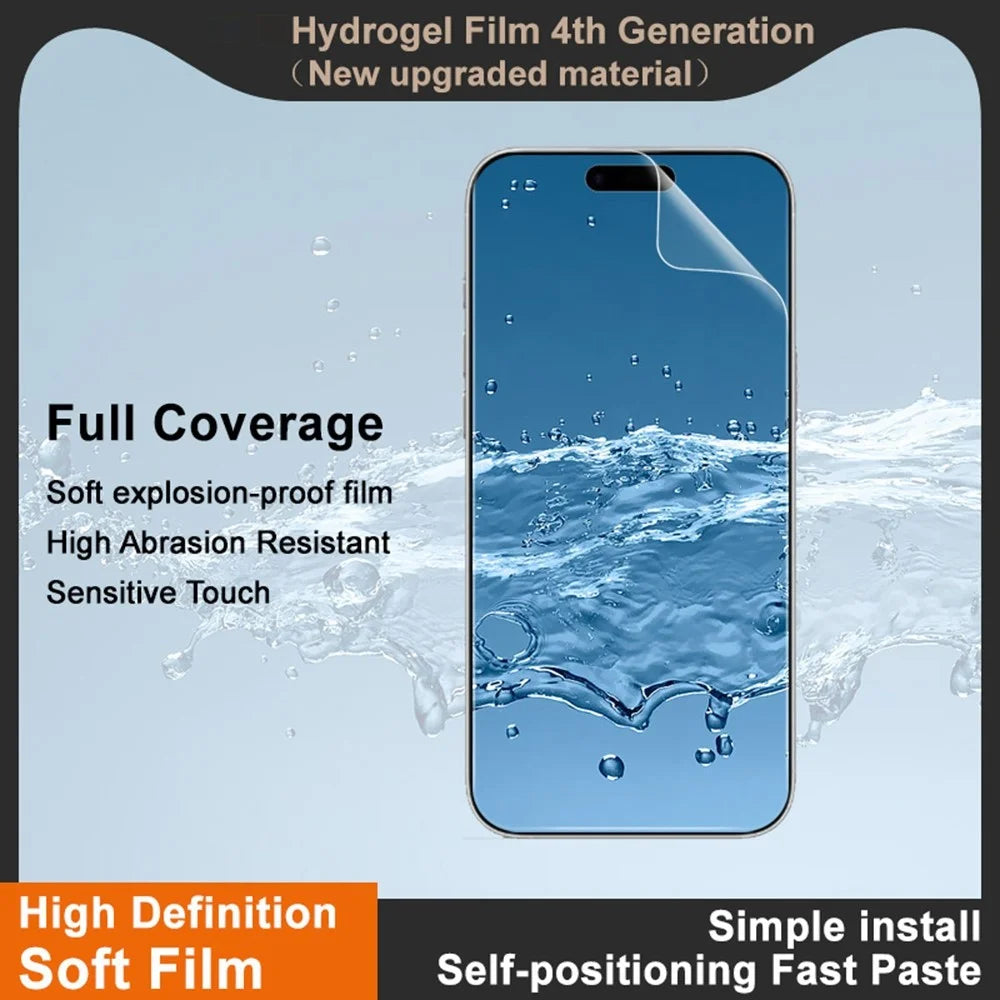 IMAK Hydrogel Film 4th Gen For iPhone Air Full Screen Protector Ultra Clear Soft TPU Film - 3