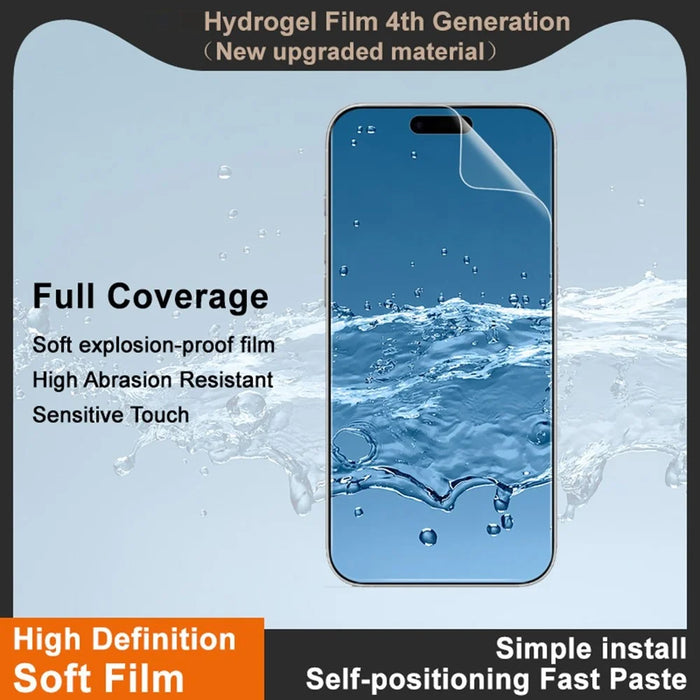 IMAK Hydrogel Film 4th Gen For iPhone Air Full Screen Protector Ultra Clear Soft TPU Film - 3