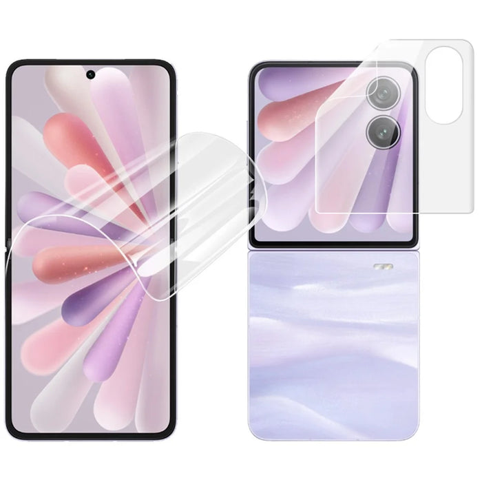 IMAK Hydrogel Film 4th Gen for Honor Magic V Flip 2 1 Set TPU Screen Film (Front Screen + Inner Large Screen) - 1