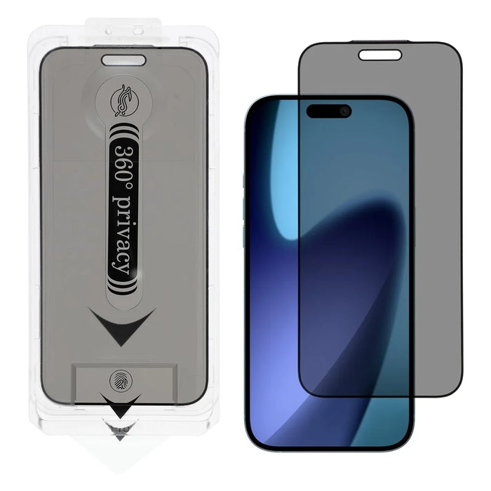 For iPhone Air Anti Spy Privacy Screen Protector High Aluminium-silicon Glass Film with Easy Installation Tool - 1