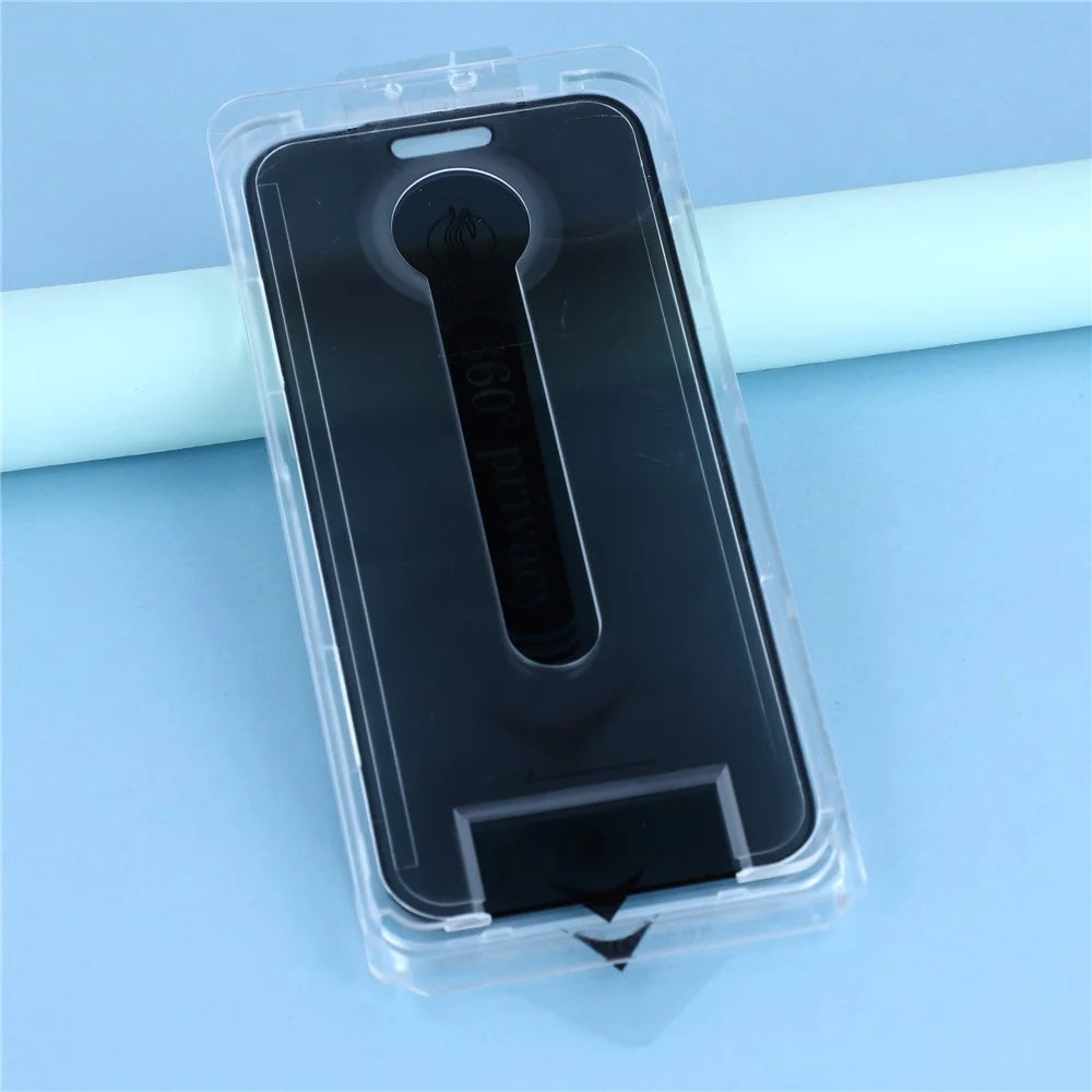 For iPhone 17 Anti Spy Privacy Screen Protector High Aluminium-silicon Glass Film with Easy Installation Tool - 4
